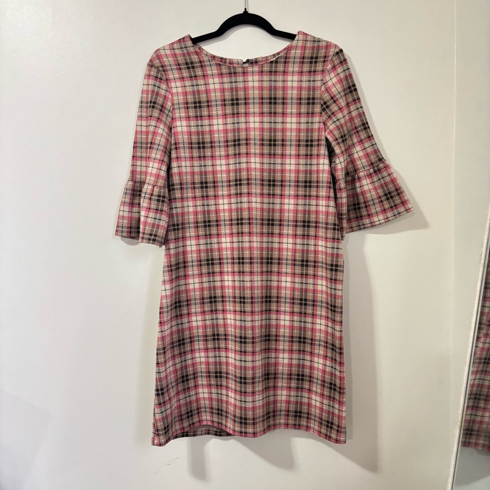 Twik Plaid Dress